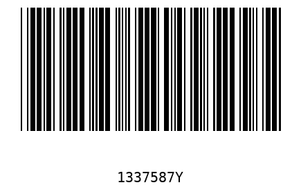 Bar code 1337587