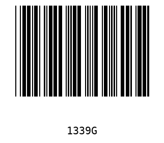 Barra Código, Code 39 1339