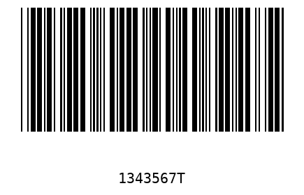 Barcode 1343567