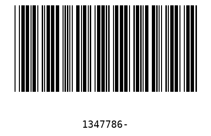 Barra Código 1347786