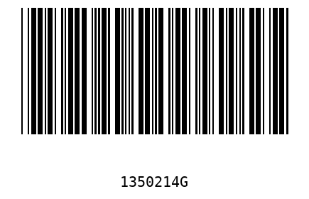 Barra Código 1350214