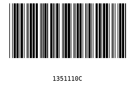 Bar code 1351110