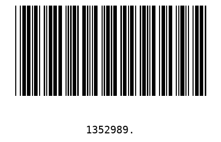 Barra Código 1352989
