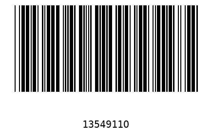 Bar code 1354911