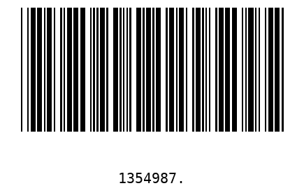 Barcode 1354987