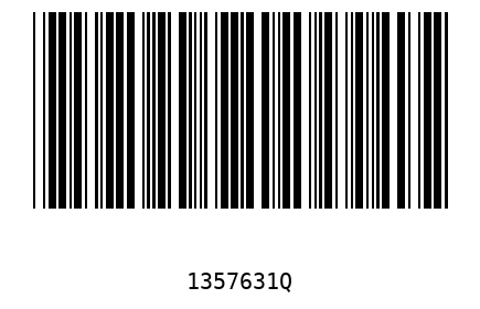 Barcode 1357631