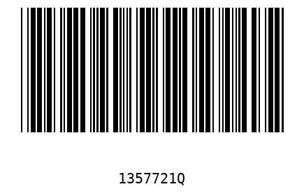 Barcode 1357721