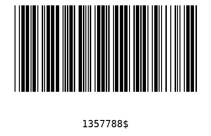 Barcode 1357788