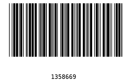 Bar code 1358669