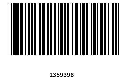 Barra Código 1359398