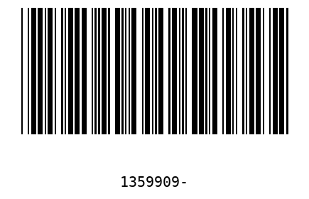 Barra Código 1359909