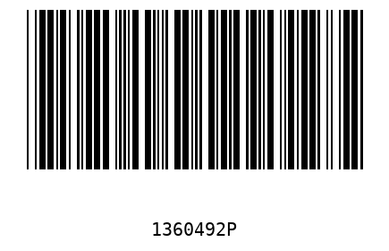 Barra Código 1360492