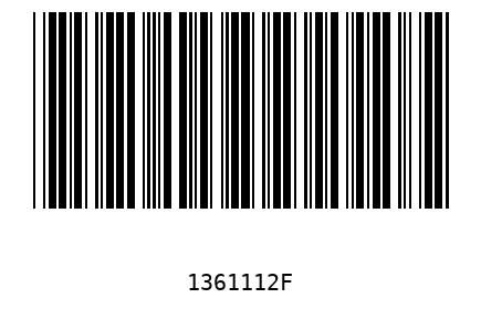 Bar code 1361112
