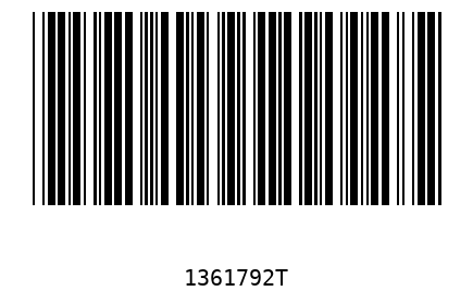 Barra Código 1361792