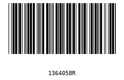 Bar code 1364058