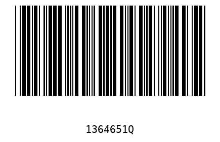 Barra Código 1364651