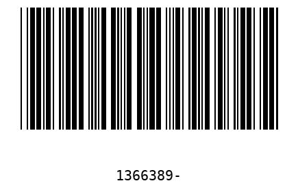 Barra Código 1366389