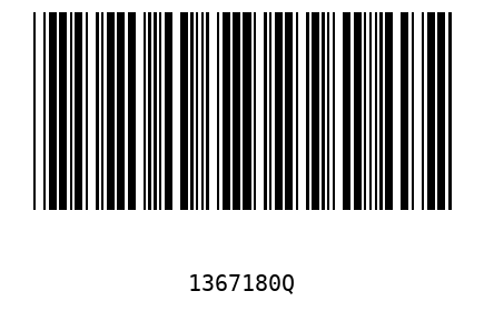 Barra Código 1367180