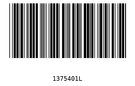 Bar code 1375401