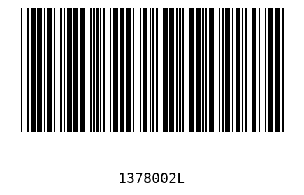 Barcode 1378002