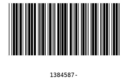 Barra Código 1384587