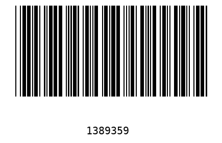 Bar code 1389359
