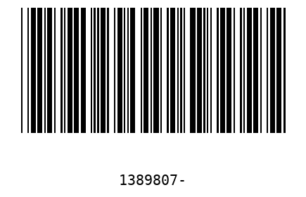 Barra Código 1389807