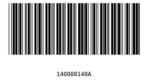 Barcode 140000140