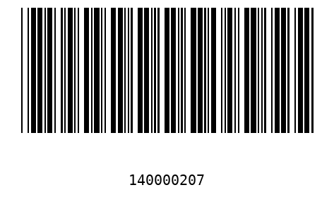 Barcode 14000020