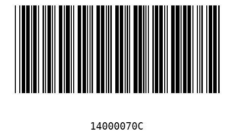 Barcode 14000070