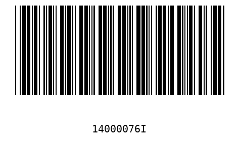 Barcode 14000076