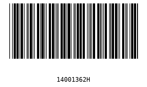 Barcode 14001362