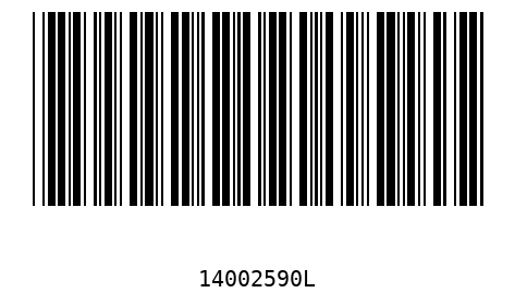 Barcode 14002590