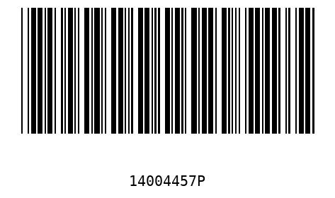 Barcode 14004457