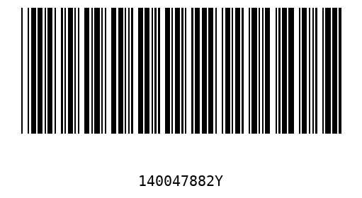 Barcode 140047882