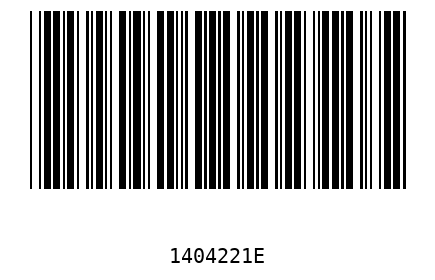 Barcode 1404221