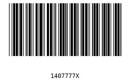 Barcode 1407777