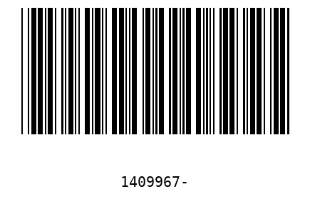 Barcode 1409967
