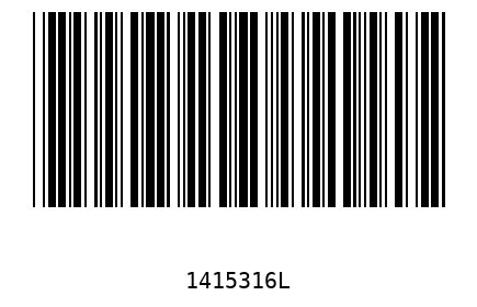 Barcode 1415316