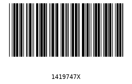 Barcode 1419747