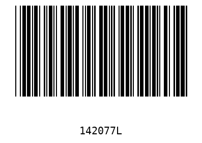 Barcode 142077