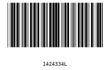 Barcode 1424334