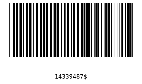 Barcode 14339487