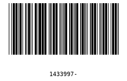 Bar code 1433997