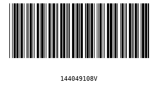 Barcode 144049108