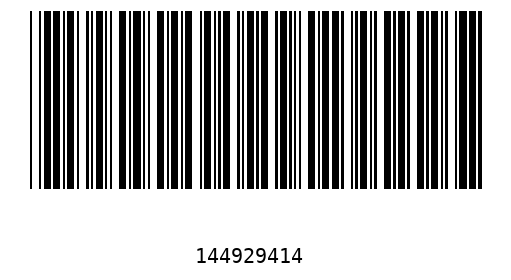 Barcode 144929414