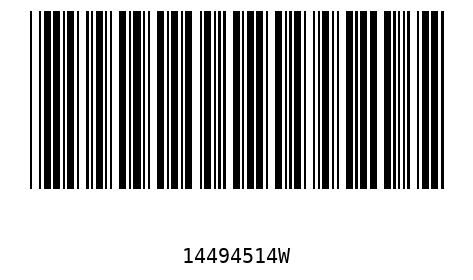 Barcode 14494514