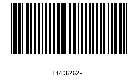 Barcode 14498262