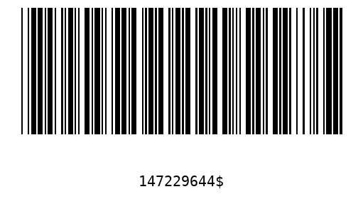 Barcode 147229644
