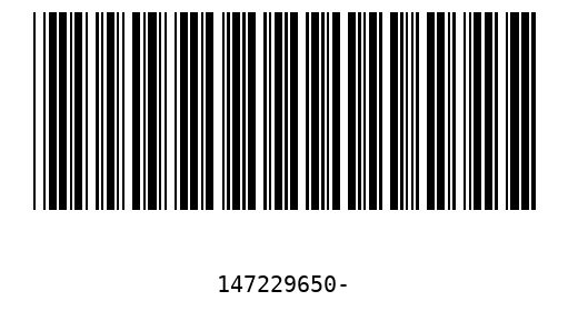 Barcode 147229650